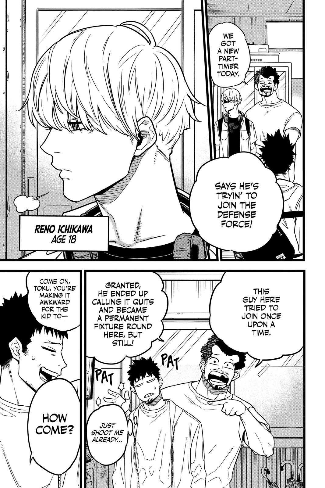 Kaiju No. 8 Manga Chapter 1