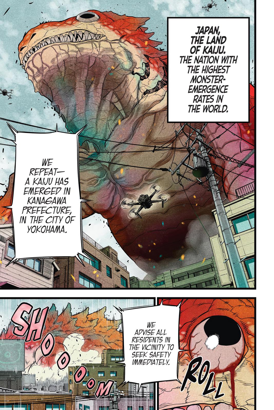 Kaiju No. 8 Manga Chapter 1