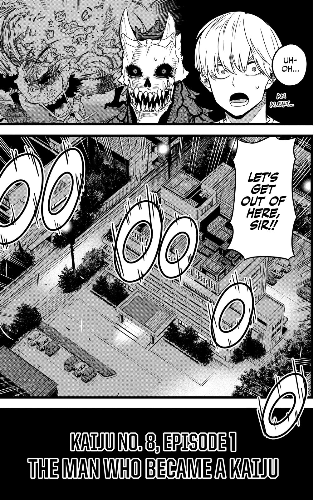 Kaiju No. 8 Manga Chapter 1
