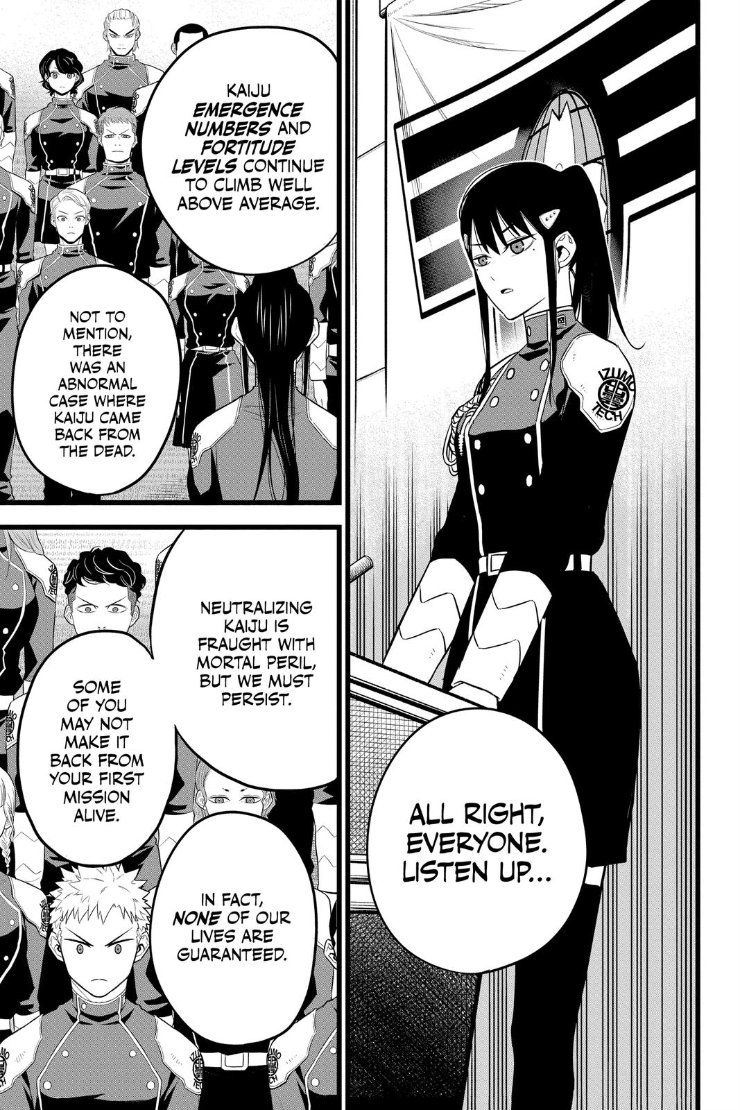 Kaiju No. 8 Manga Chapter 10