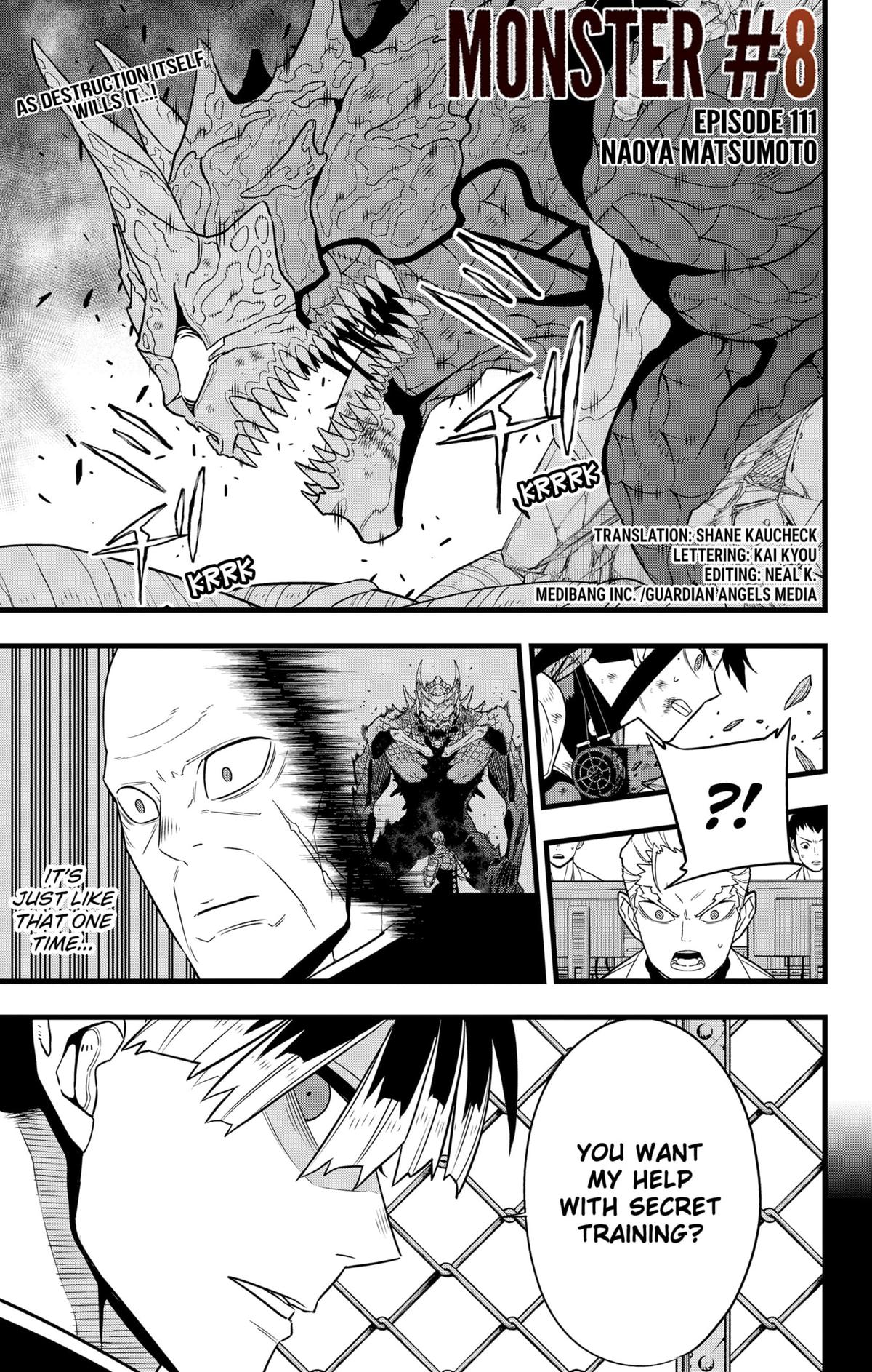 Kaiju No. 8 Manga Chapter 111