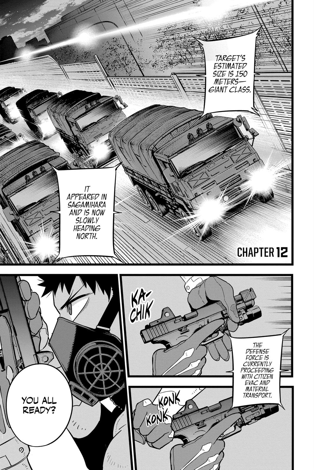 Kaiju No. 8 Manga Chapter 12