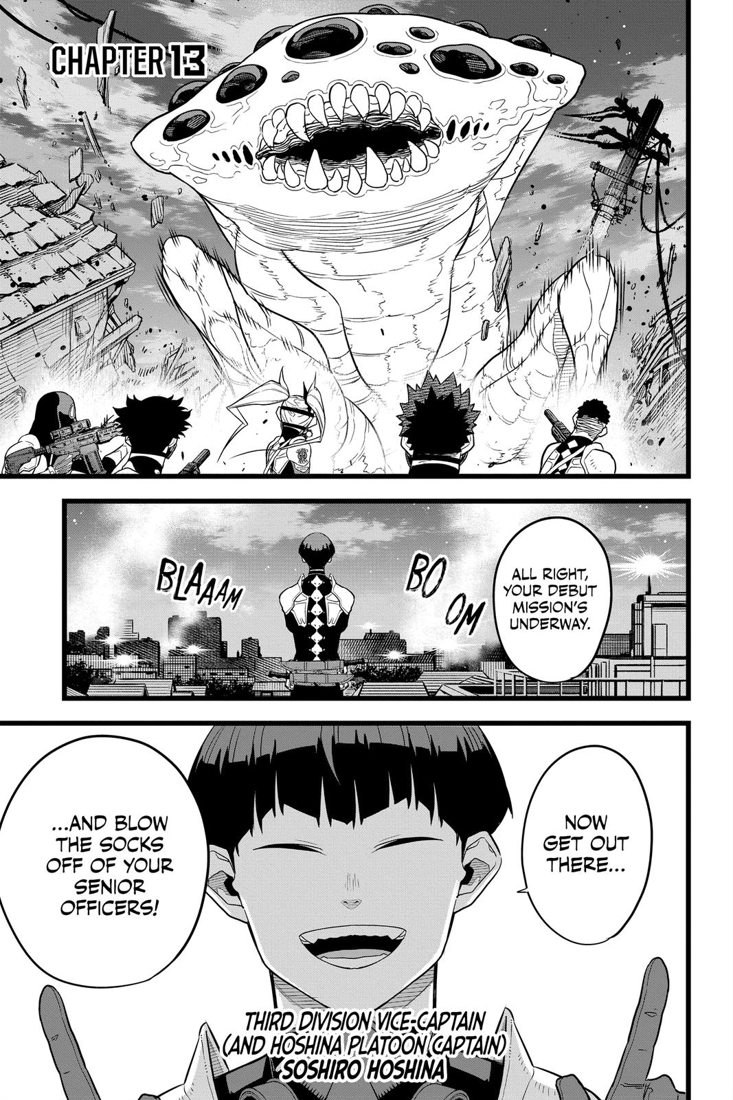 Kaiju No. 8 Manga Chapter 13