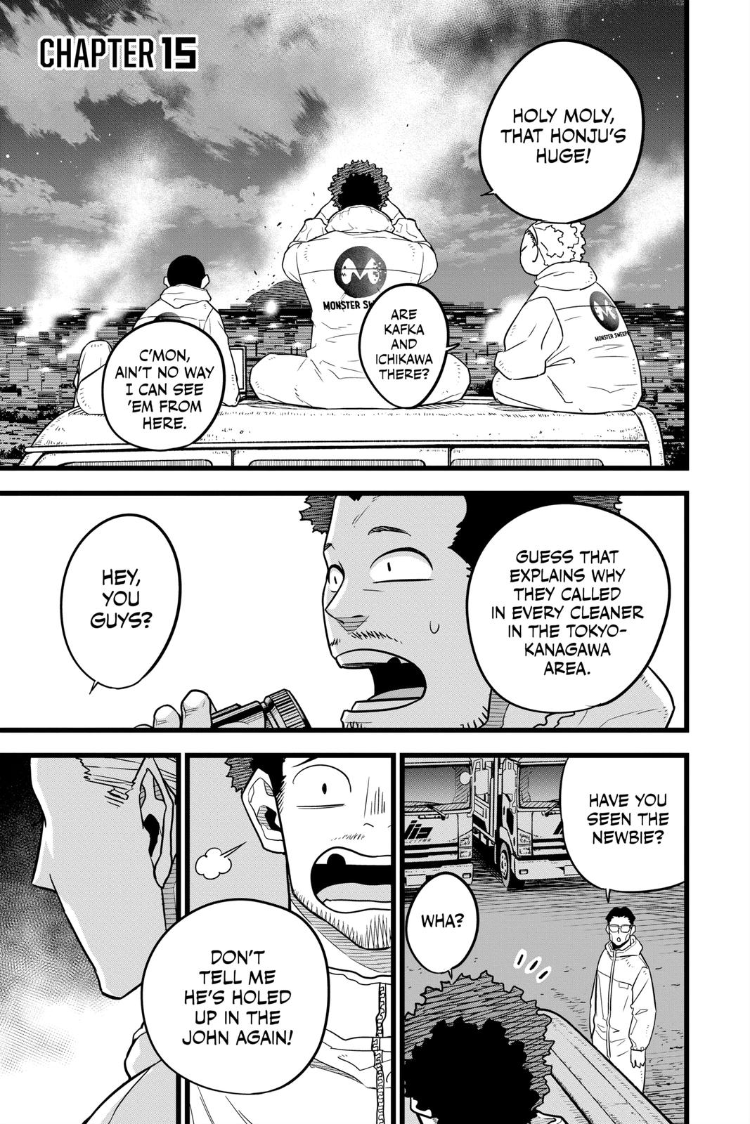 Kaiju No. 8 Manga Chapter 15