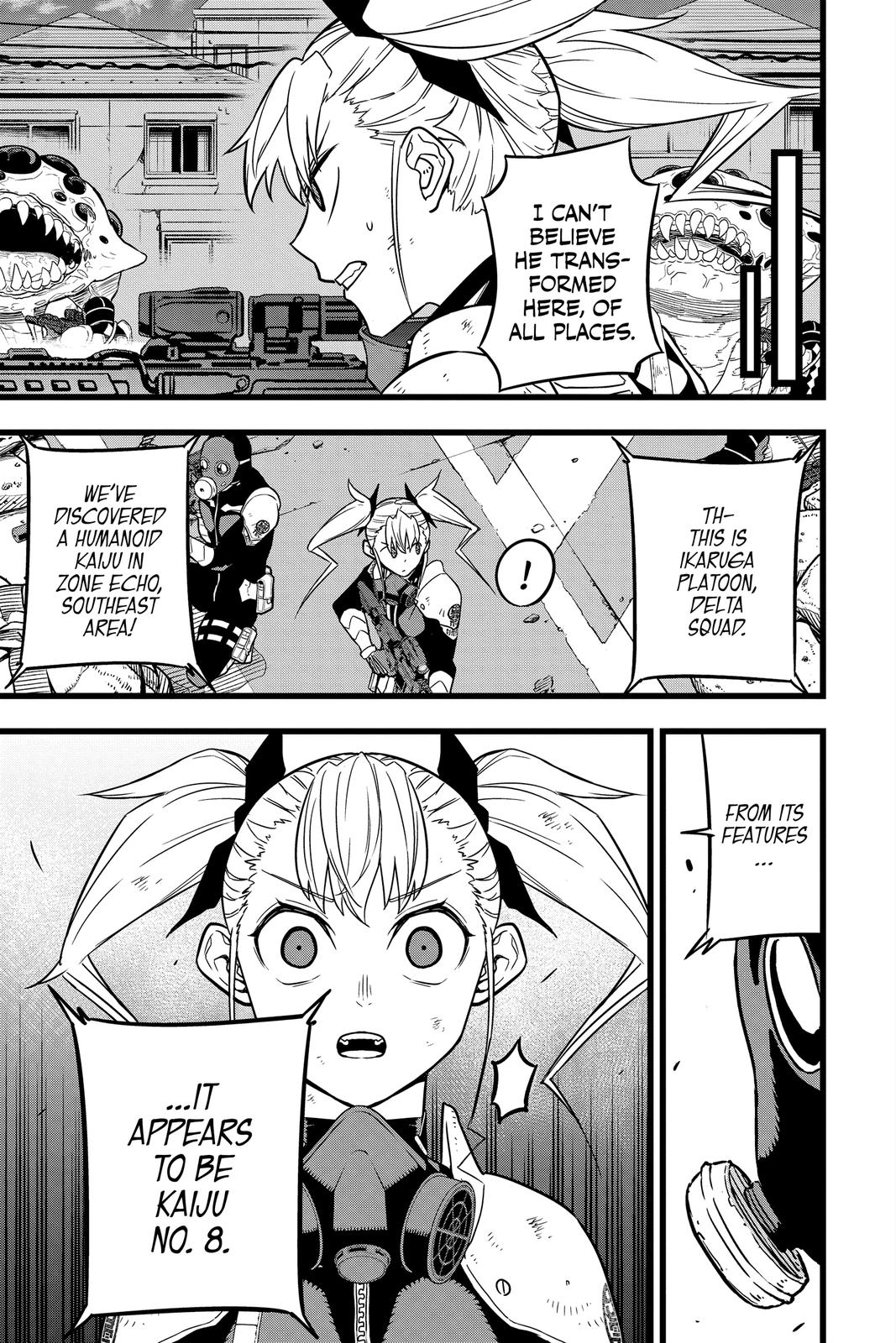 Kaiju No. 8 Manga Chapter 19