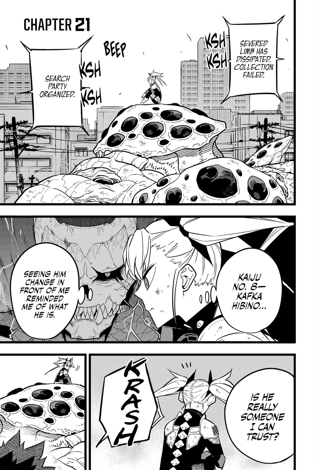 Kaiju No. 8 Manga Chapter 21