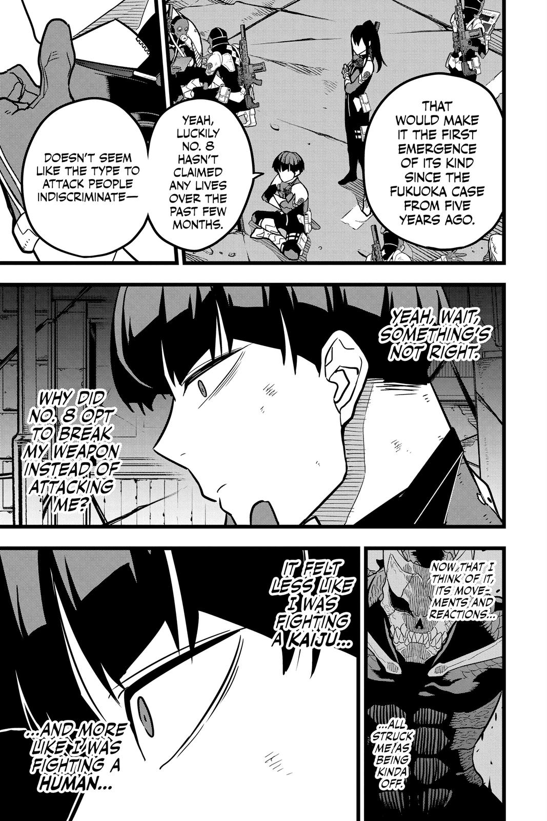 Kaiju No. 8 Manga Chapter 21
