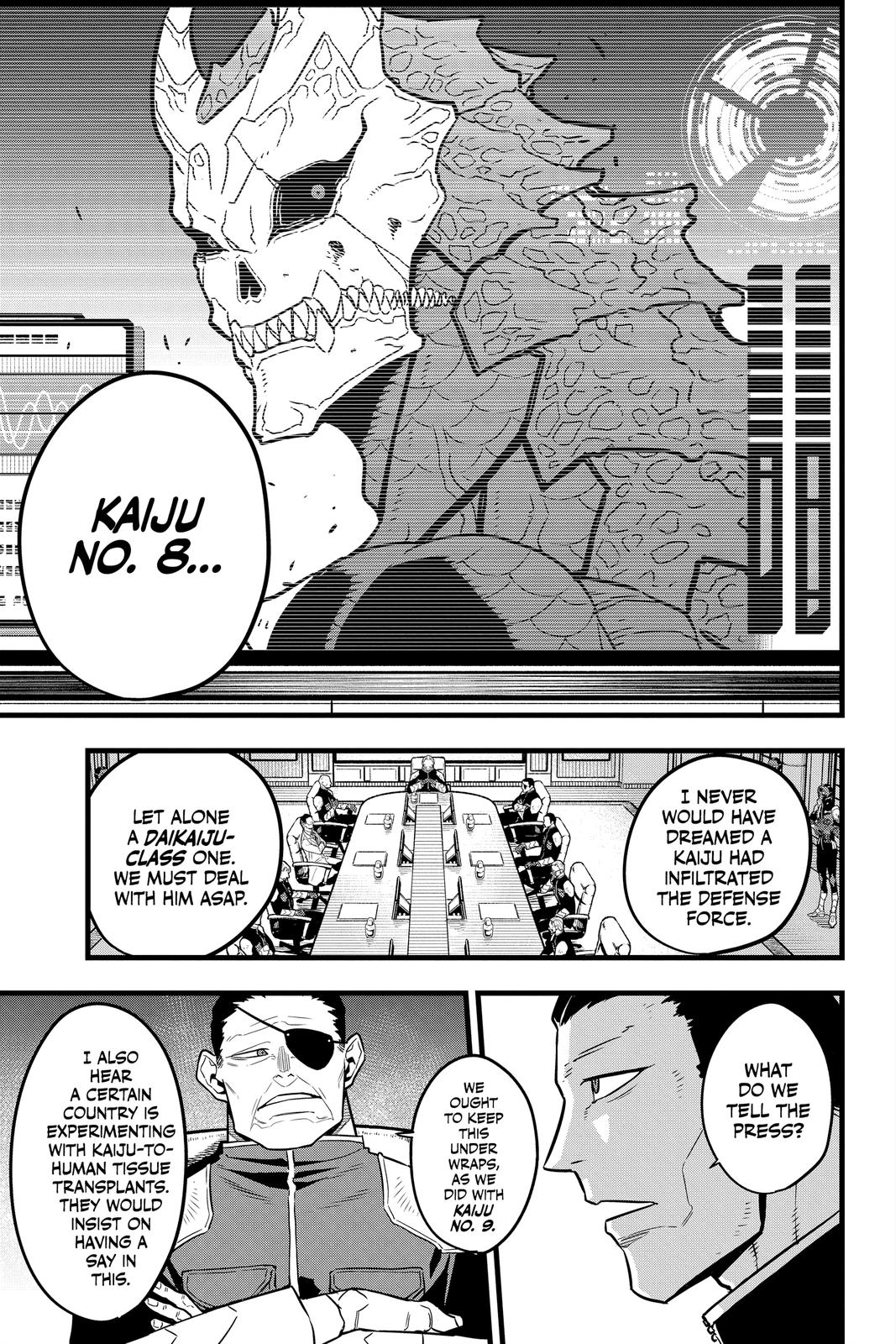 Kaiju No. 8 Manga Chapter 33