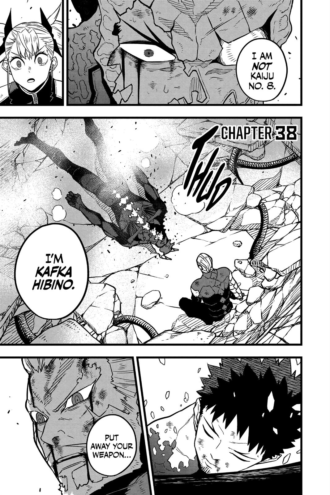 Kaiju No. 8 Manga Chapter 38