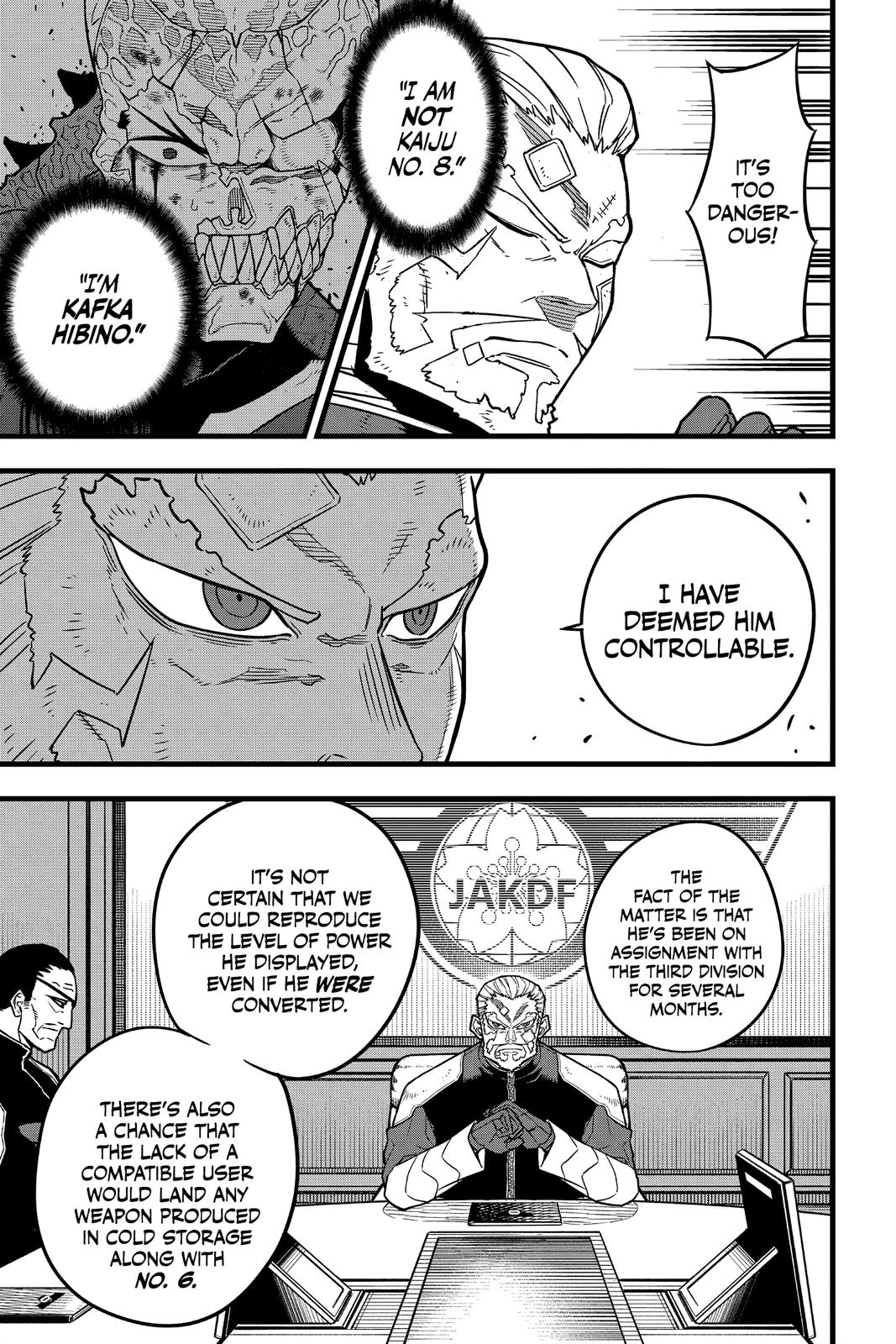 Kaiju No. 8 Manga Chapter 38