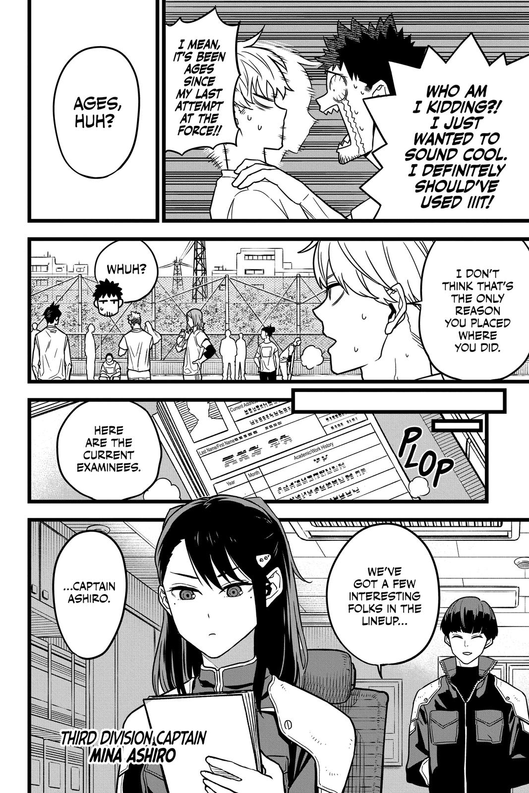 Kaiju No. 8 Manga Chapter 4