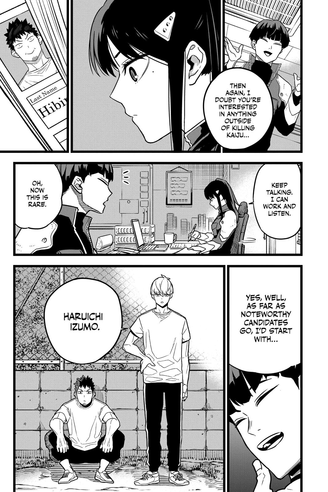 Kaiju No. 8 Manga Chapter 4