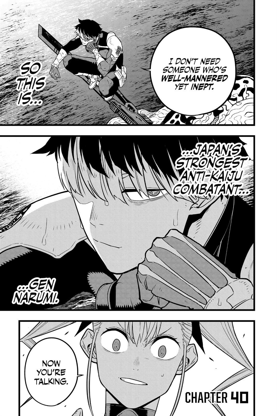 Kaiju No. 8 Manga Chapter 40