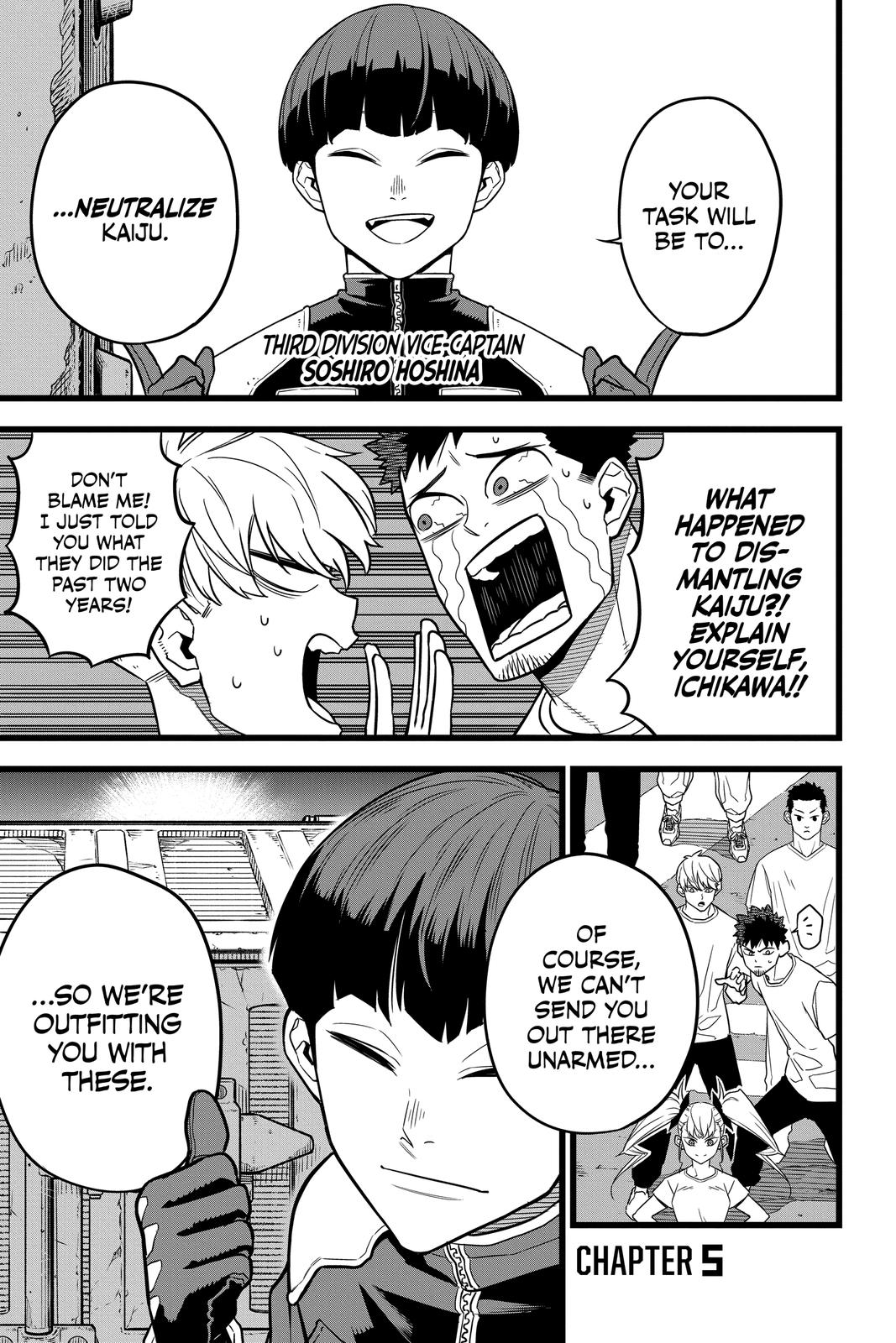 Kaiju No. 8 Manga Chapter 5