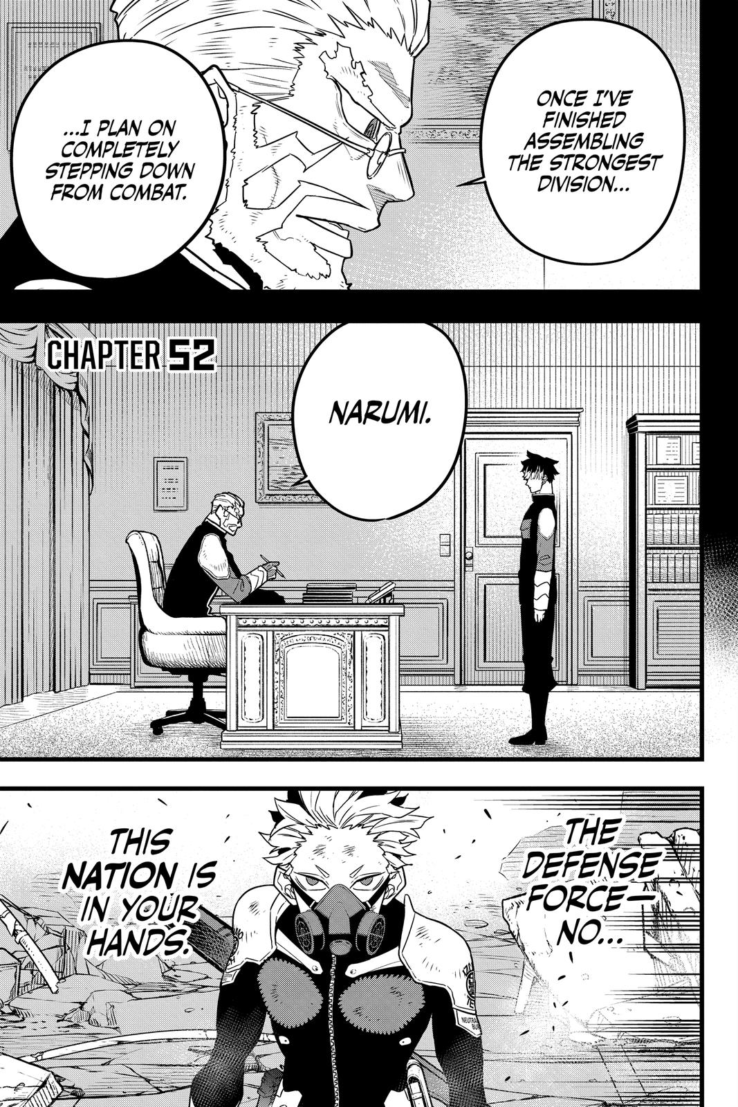 Kaiju No. 8 Manga Chapter 52