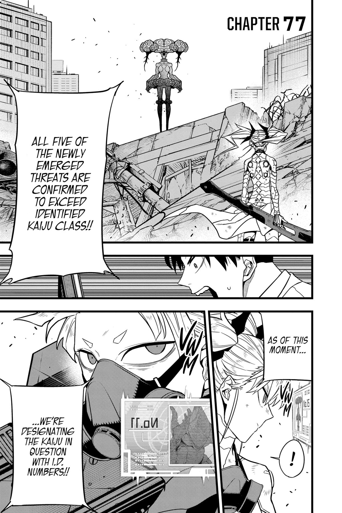 Kaiju No. 8 Manga Chapter 77