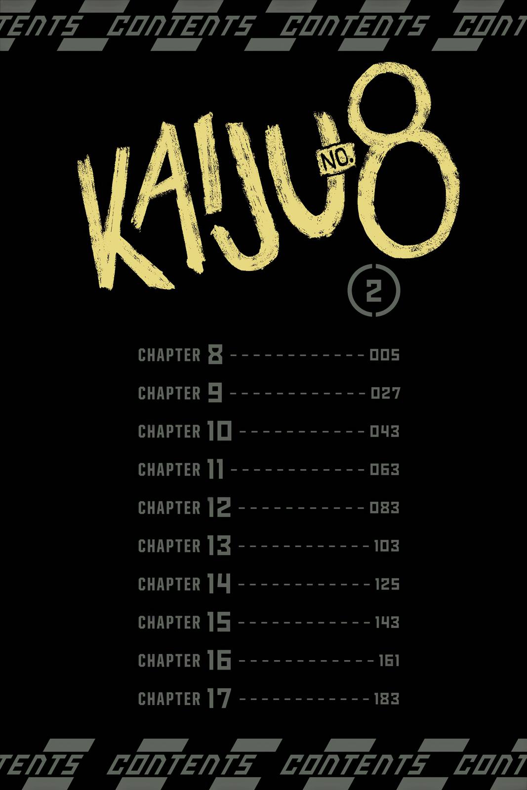 Kaiju No. 8 Manga Chapter 8