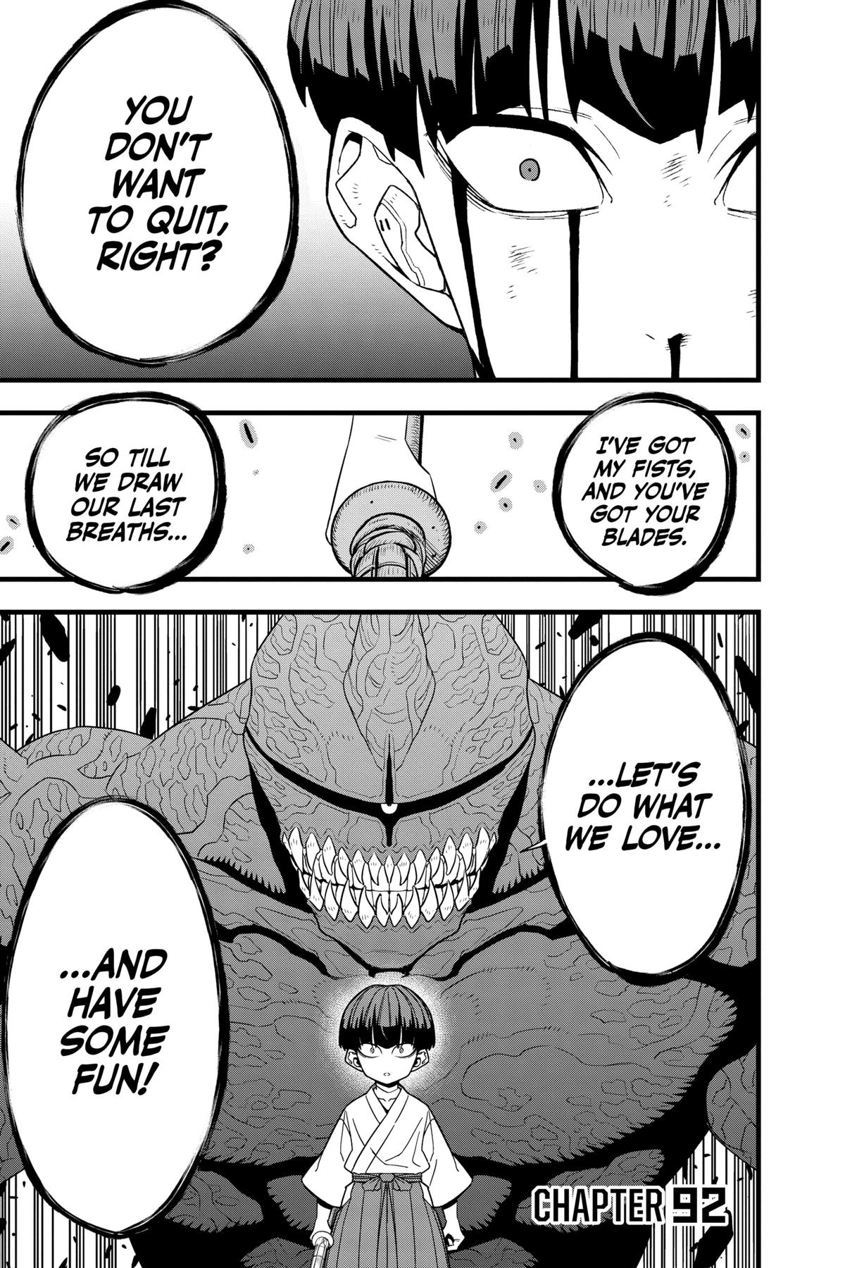 Kaiju No. 8 Manga Chapter 92